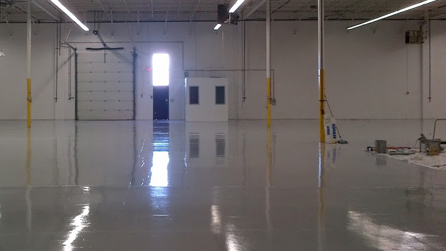 Epoxy floor coating