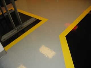floor lines painting
